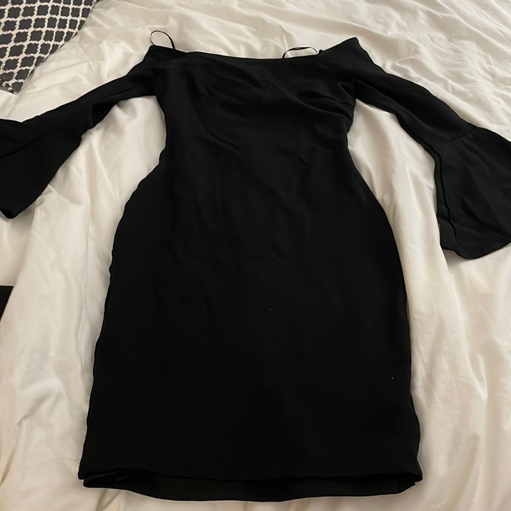 Lulu black bodycon dress